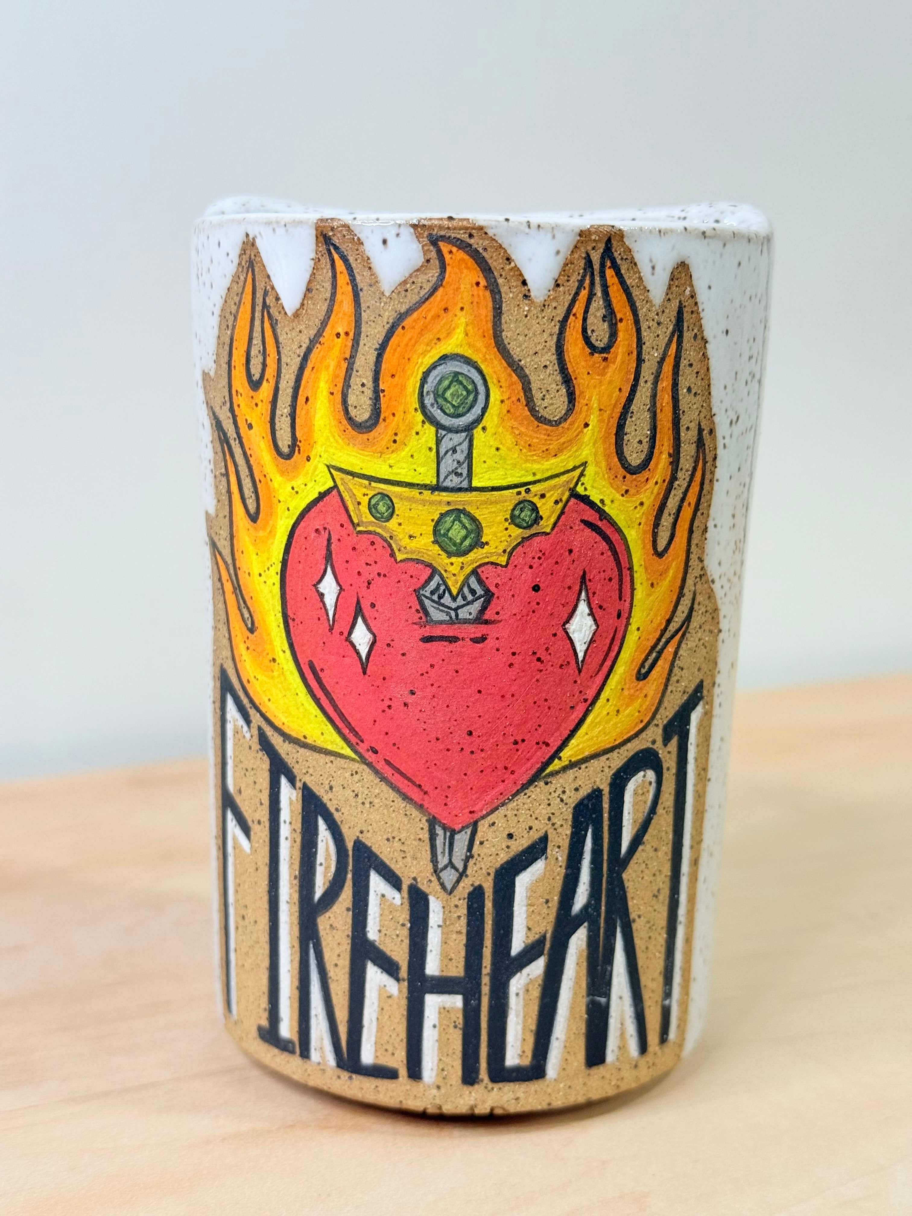 Fire heart Inspired Travel Mug Pre-order