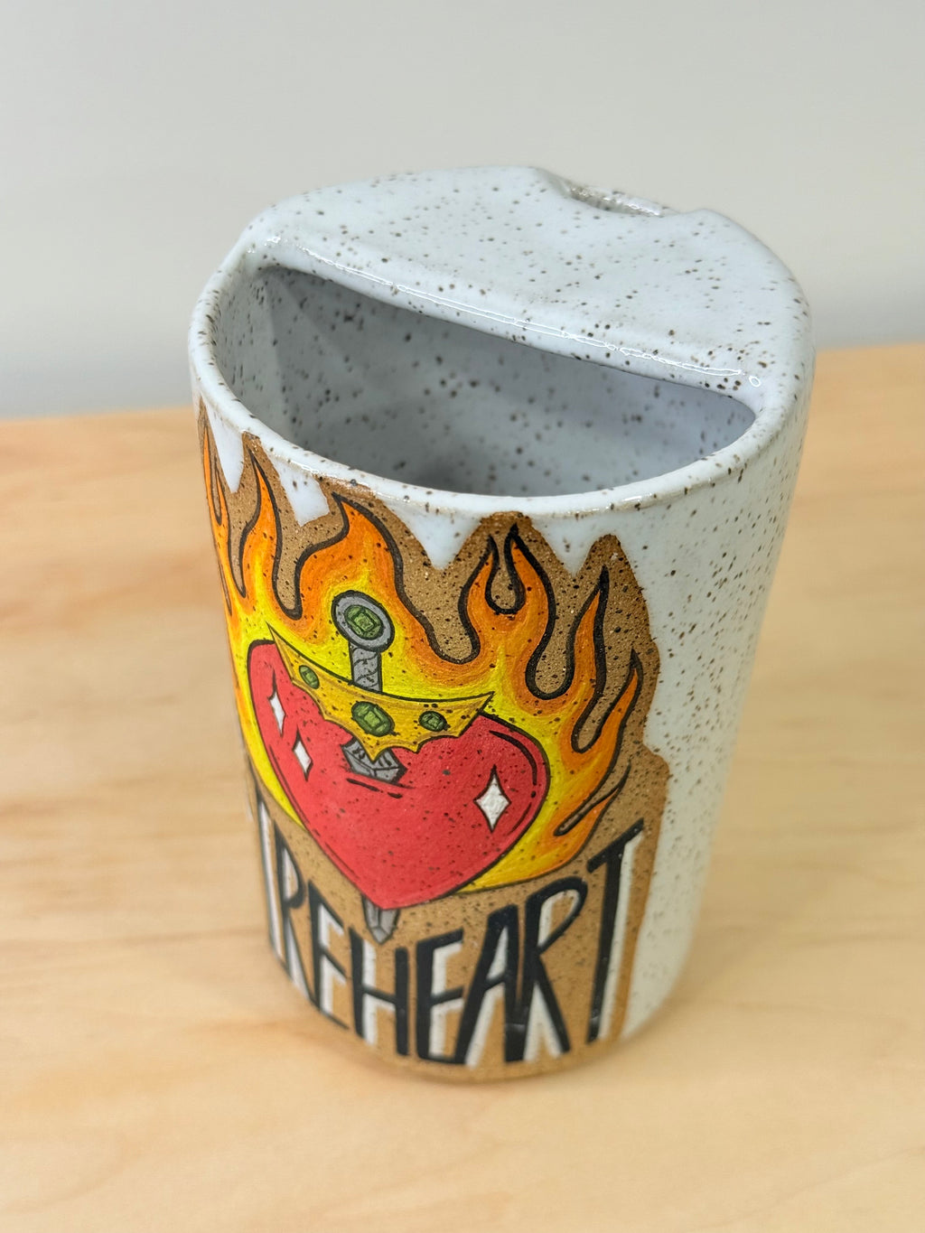 Fire heart Inspired Travel Mug Pre-order