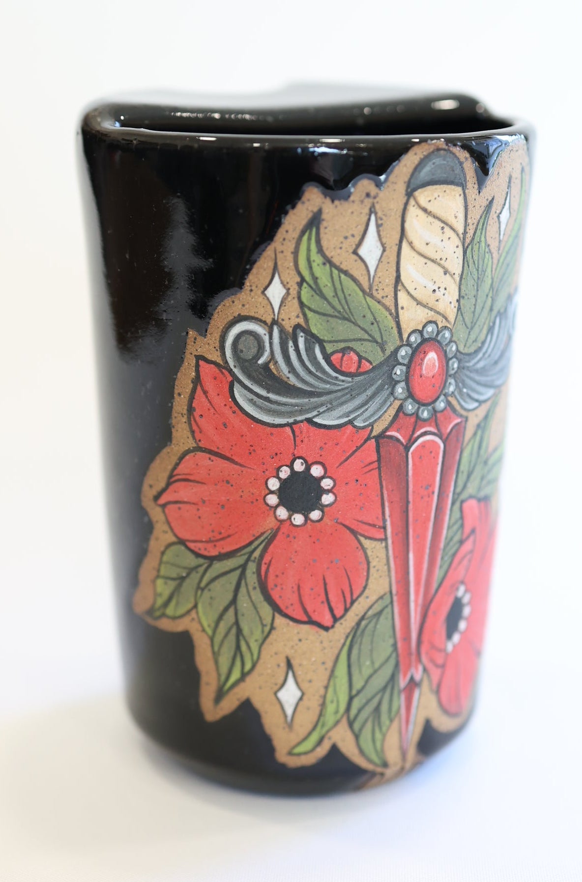 Poppies Wolven Bone Dagger Travel Mug