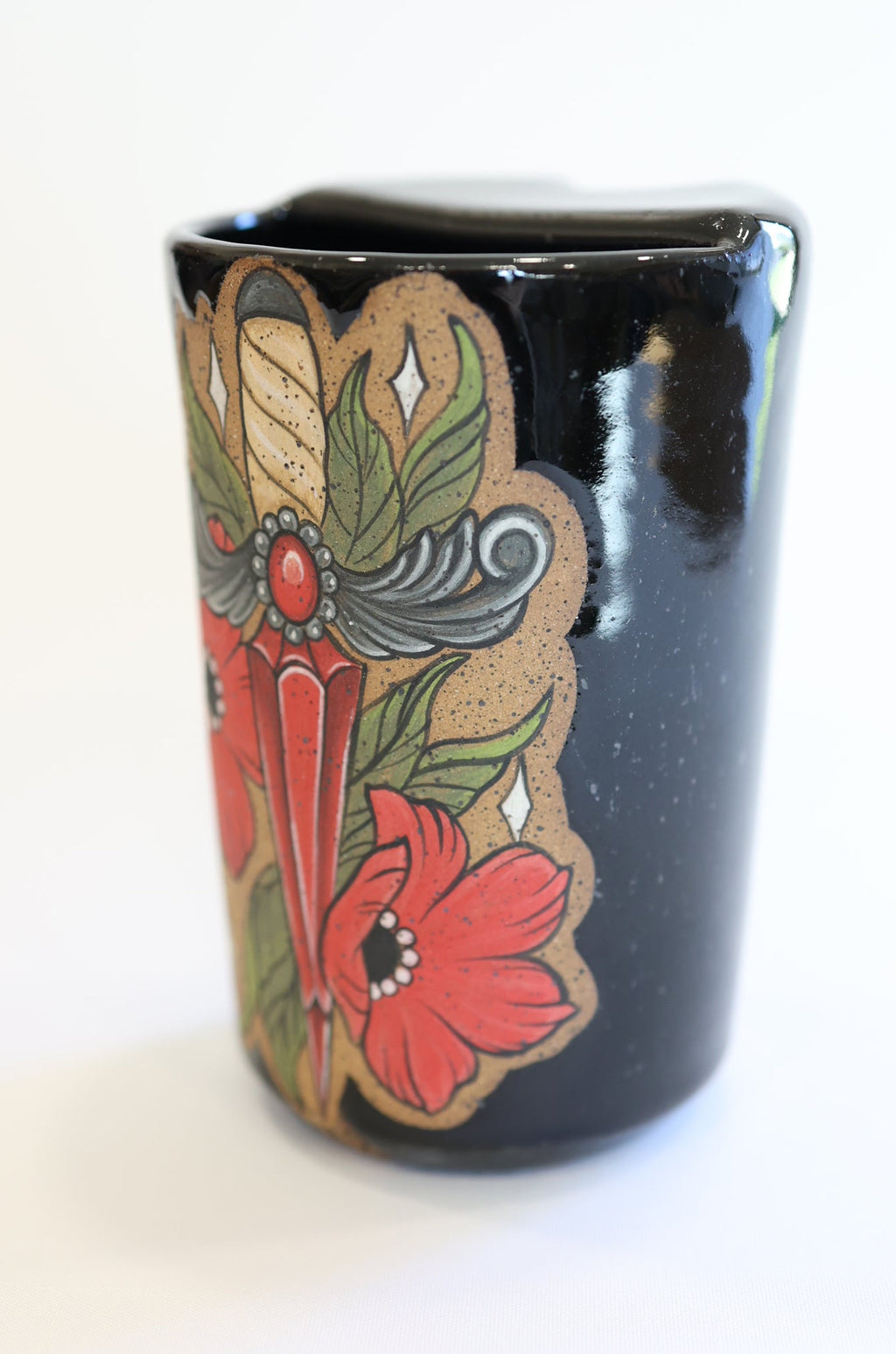 Poppies Wolven Bone Dagger Travel Mug