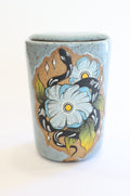 Floral Snake Travel Mug