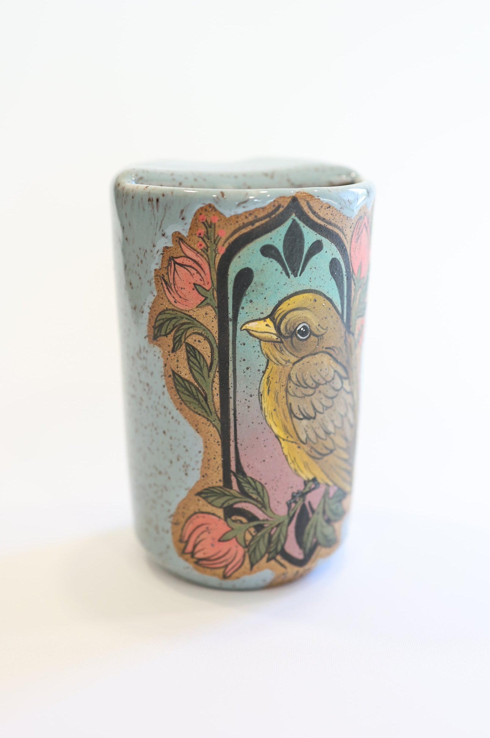 Yellow Bird Travel Mug