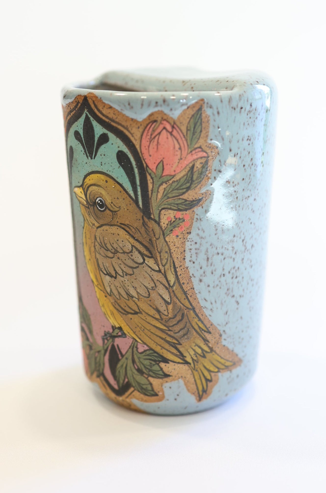 Yellow Bird Travel Mug