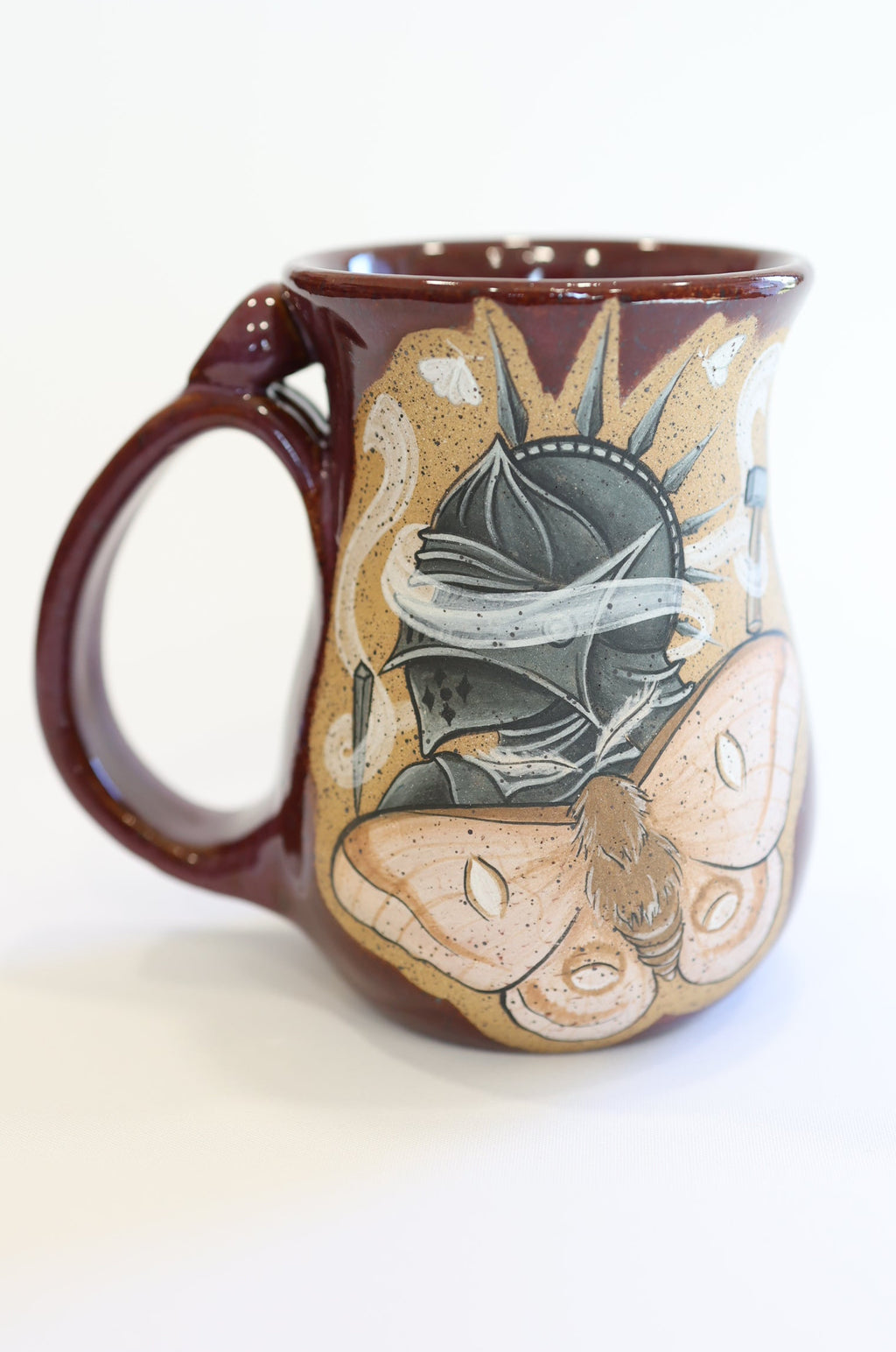 The Knight and The Moth Mug