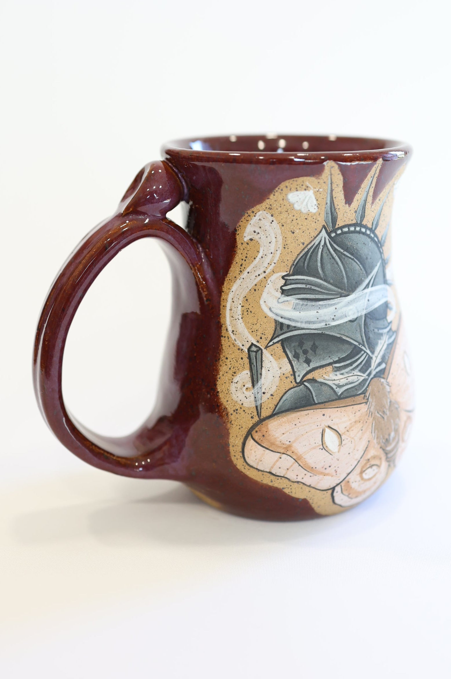 The Knight and The Moth Mug