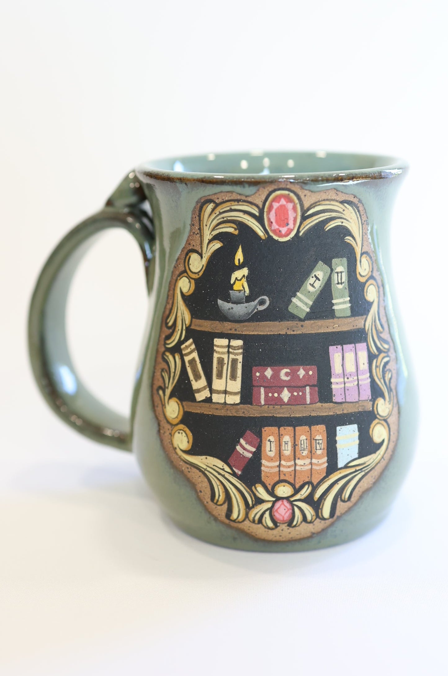 Bookshelf Mug