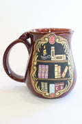 Plum Bookshelf Mug