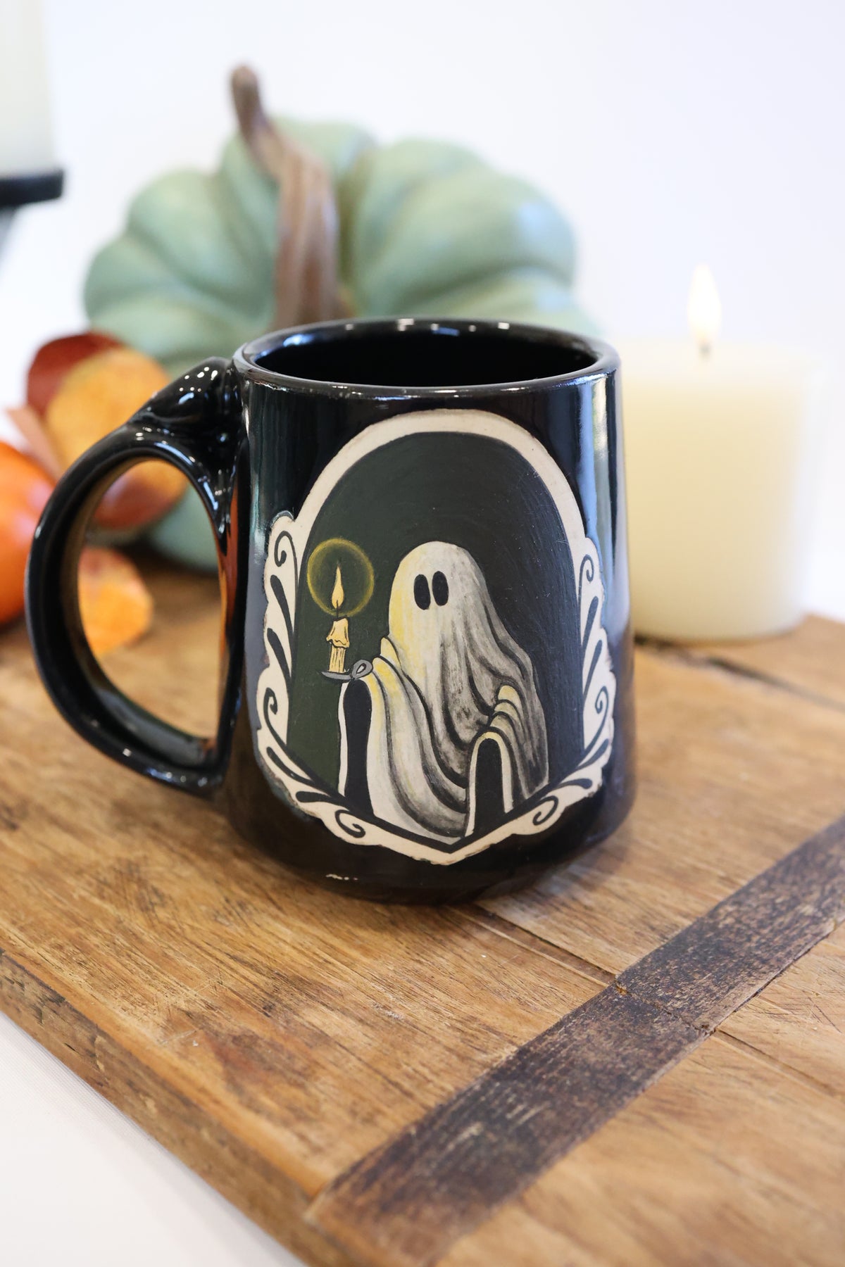Candle Lit Ghost Mug