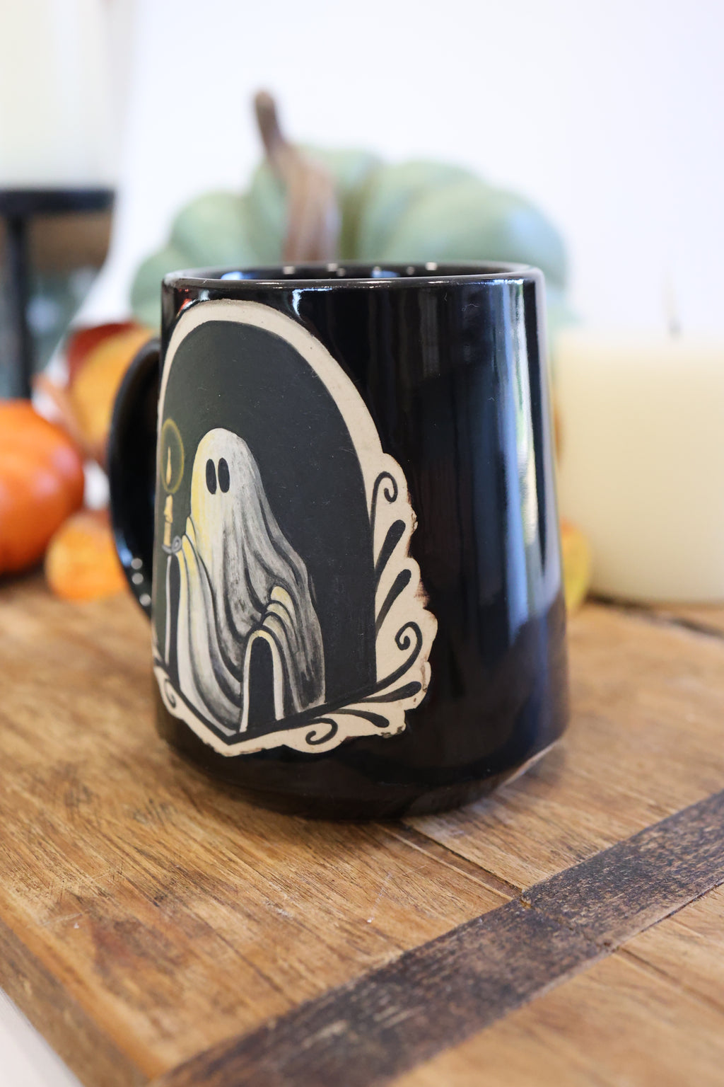 Candle Lit Ghost Mug