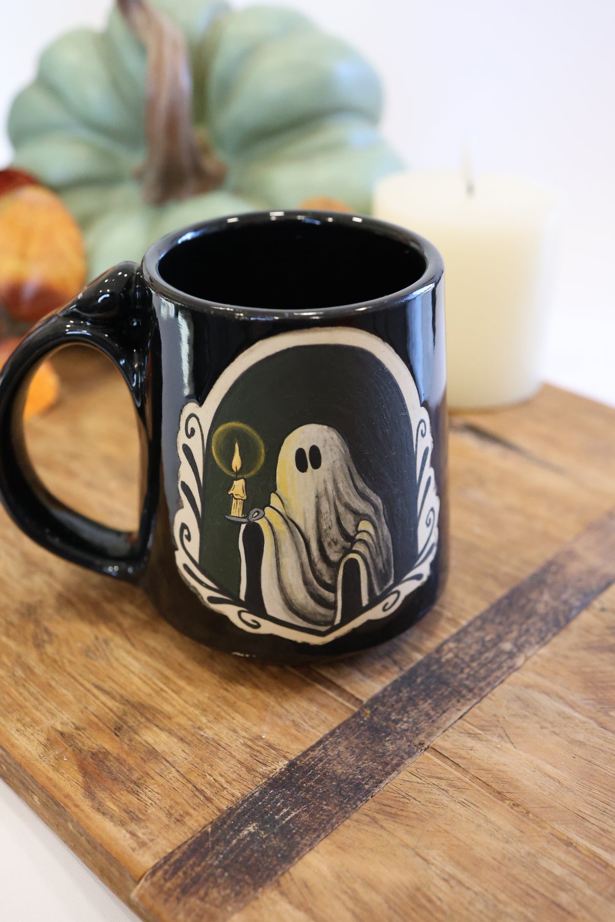 Candle Lit Ghost Mug
